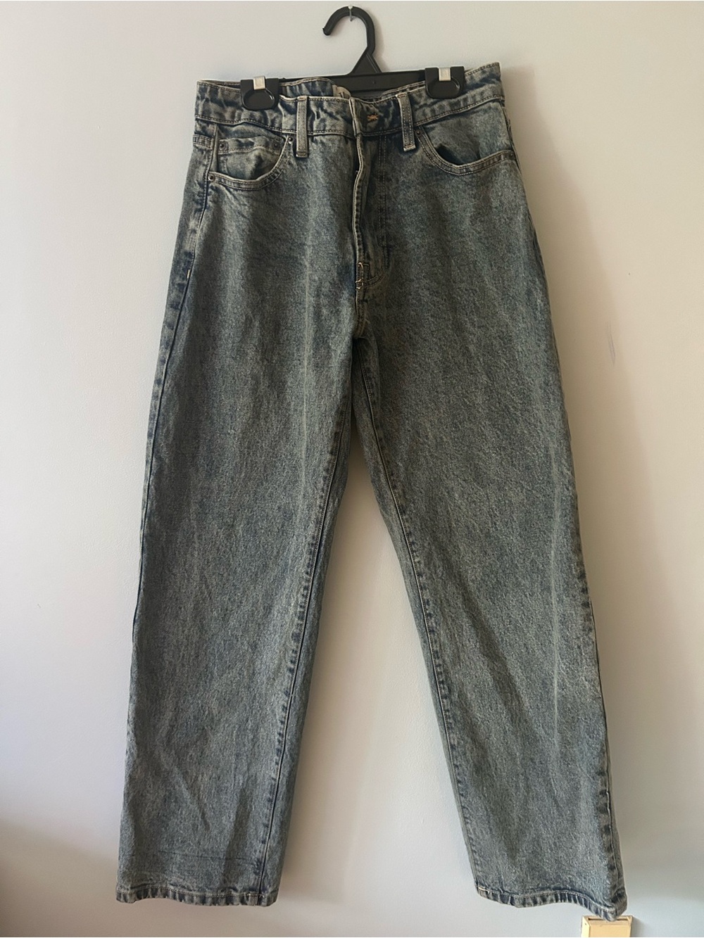 Relaxed Fit Men's Jeans in Grey Stonewash